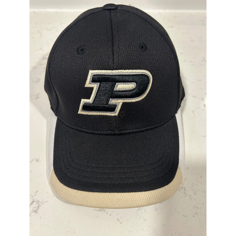 Purdue Boilermakers Hat Captivating Headwear Black Gold‎ Adjustable NCAA Cap
